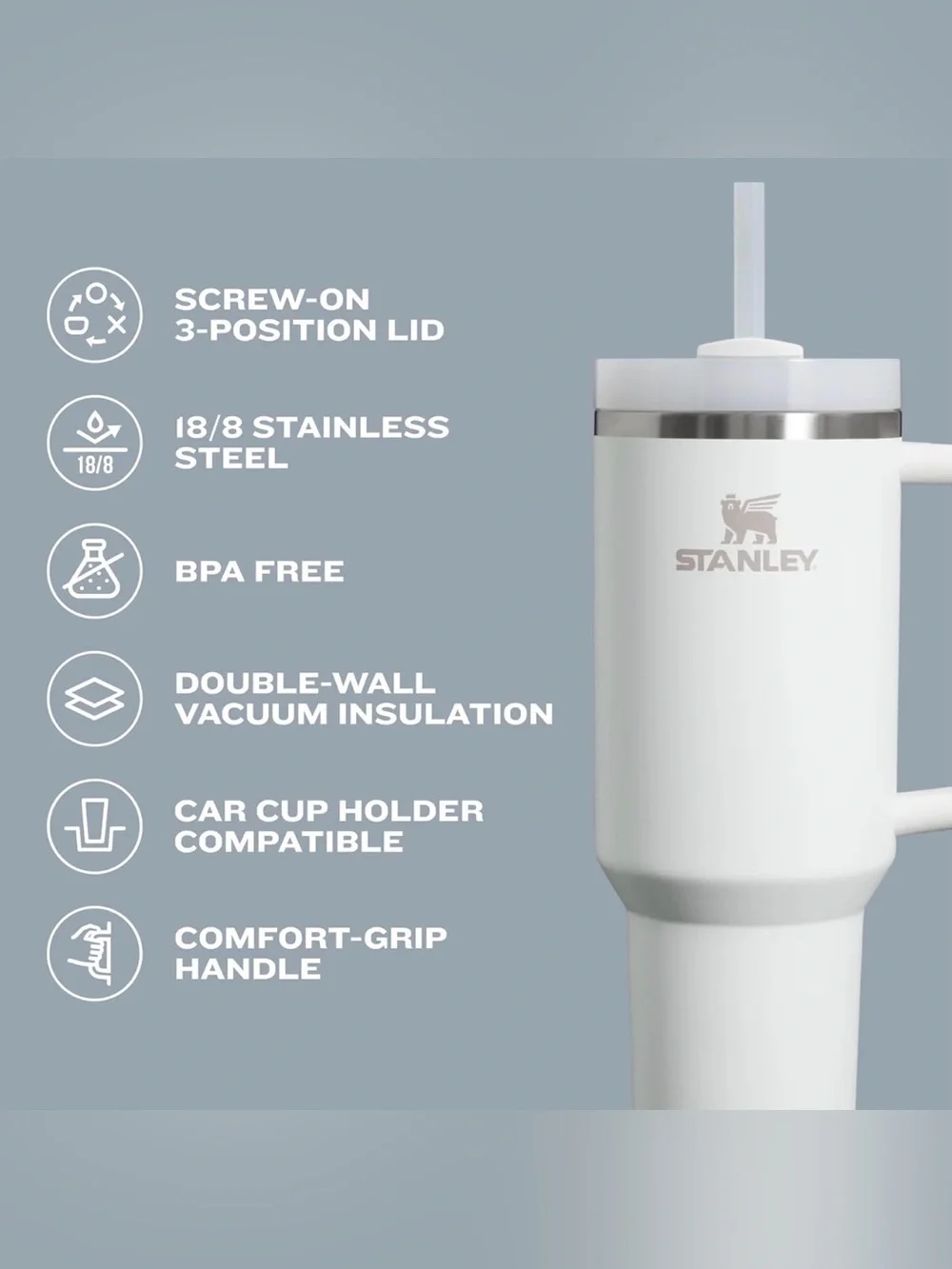 Stanley 30 oz Quencher Tumbler - Picture 7 of 9